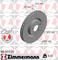 Remschijf Coat Z 180301720