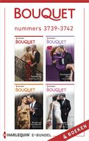 Bouquet e-bundel nummers 3739-3742 (4-in-1) - Anne McAllister, Kim Lawrence, Dani Collins, Melanie Milburne - ebook