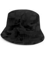 Beechfield CB84R Recycled Polyester Bucket Hat - Midnight Camo - S/M