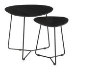 Brix Organische Salontafel 'Ivy' Set van 2 stuks, kleur Zwart