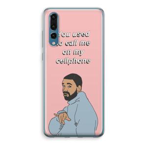 Hotline bling: Huawei P20 Pro Transparant Hoesje