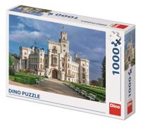 DinoToys Dino puzzel - kasteel hluboká in tsjechië - 1000 stukjes