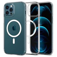 Spigen Ultra Hybrid Mag iPhone 12/12 Pro Hoesje - Doorzichtig