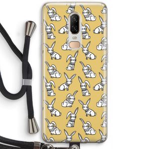 Haas: OnePlus 6 Transparant Hoesje met koord