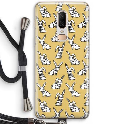 Haas: OnePlus 6 Transparant Hoesje met koord