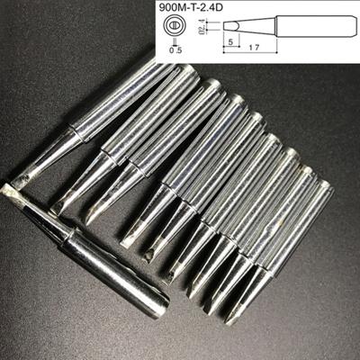 10 PC's 900M - T - 2.4 D midden D Type loodvrij elektrische soldeerbout Tips lassen