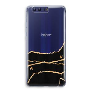 Gouden marmer: Honor 9 Transparant Hoesje