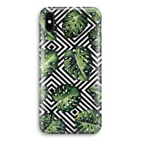 Geometrische jungle: iPhone Xs Volledig Geprint Hoesje