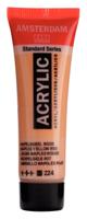Royal Talens Amsterdam Standard Series Acrylverf Tube 20 ml - Napelsgeel Rood 224