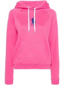 Polo Ralph Lauren hoodie en jersey à logo brodé - Rose