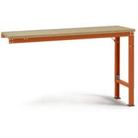 Manuflex AU8095.2001 Werk aanschuiftafel universele speciale met multiplex plaat, bxdxh = 1750 x 1000 x 722-1022 mm Rood-oranje (RAL 2001)