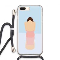 Mirror: iPhone 8 Plus Transparant Hoesje met koord Mirror: iPhone 8 Plus Transparant Hoesje met koord