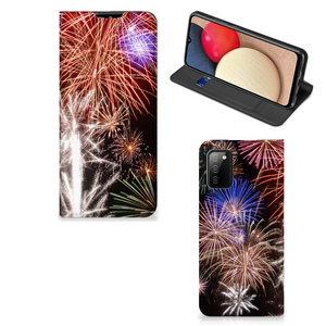 Samsung Galaxy M02s | A02s Hippe Standcase Vuurwerk