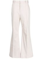 Polo Ralph Lauren pantalon évasé à taille haute - Blanc