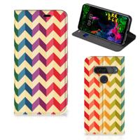 LG G8s Thinq | Hoesje met Magneet | Zigzag Multi Color