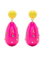 Eshvi boucles d'oreilles pendantes - Rose - thumbnail