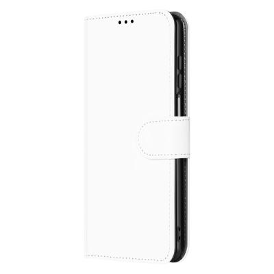 Motorola Edge 20 Lite Hoesje Wit met Pasjeshouder