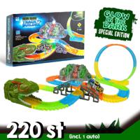 Allerion Glow in the Dark Racebaan - 220-delig - Looping - Met - thumbnail