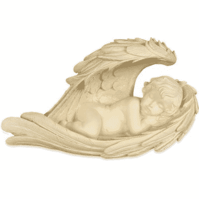 Engel Sleeping Angel in Wings - 22 cm