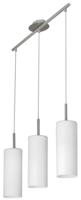 Eglo HanglampTroy 3 3-lichts metaalgrijs met wit - 85978