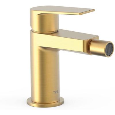 Bidetkraan Tres Project | Opbouw | Mengkraan | 1-hendel | Rond | 24k Goud mat