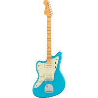 Fender American Professional II Jazzmaster LH Miami Blue MN linkshandige elektrische gitaar met koffer - thumbnail