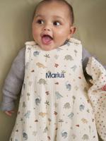 Aanpasbare slaapzak van hydrofiel katoen MINISAURUS meerkleurig