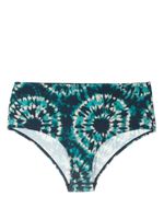 Marlies Dekkers bas de bikini tie-dye à taille haute - Bleu - thumbnail