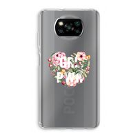 GRL PWR Flower: Xiaomi Poco X3 NFC Transparant Hoesje