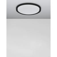 Lyora PlafonniereTroy zwart Ø 46cm - 9053592