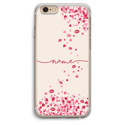 Hartjes en kusjes: iPhone 6 Plus / 6S Plus Transparant Hoesje