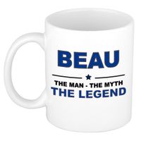 Naam cadeau mok/ beker Beau The man, The myth the legend 300 ml   - - thumbnail