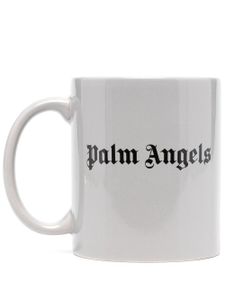 Palm Angels tasse en céramique à logo imprimé - Gris