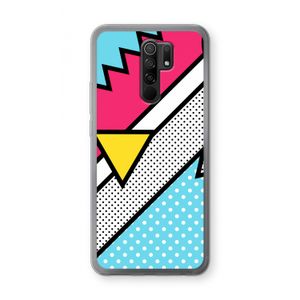 Pop Art #3: Xiaomi Redmi 9 Transparant Hoesje