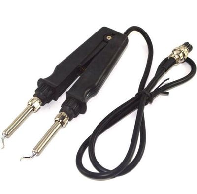 Double Soldering Iron Tweezers 902 Handle Pliers Electric Soldering Iron Clip Soldering Station Accessoires(902)