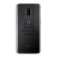 Confetti: OnePlus 7 Transparant Hoesje