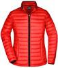 James & Nicholson JN1081 Ladies´ Quilted Down Jacket - /Red/Black - M