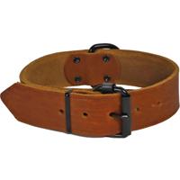 Halsband softleder 40mm/60cm cognac - Gebr de boon