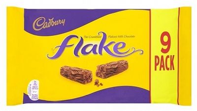 Cadbury Cadbury - Flake Bar 9-Pack 180 Gram