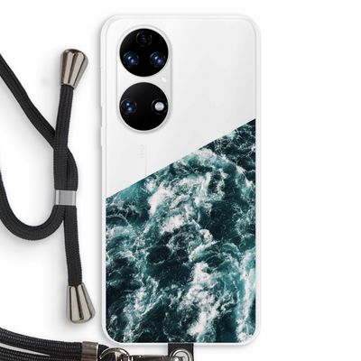 Zee golf: Huawei P50 Transparant Hoesje met koord