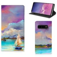 Bookcase Samsung Galaxy S10 Boat Bookcase Samsung Galaxy S10 Boat