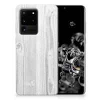 Samsung Galaxy S20 Ultra | Bumper Hoesje | White Wood
