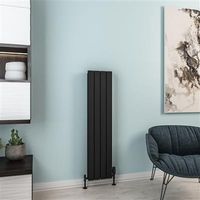 Eastbrook Hadleigh radiator 30x120cm aluminium 779W zwart mat