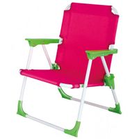 Eurotrail campingstoel kids nicky - roze/ groen