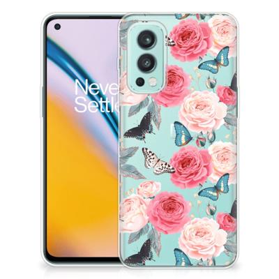OnePlus Nord 2 5G | TPU Case | Butterfly Roses
