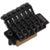 Gotoh GE1996T40B locking tremolosysteem, 40 mm (black chrome)