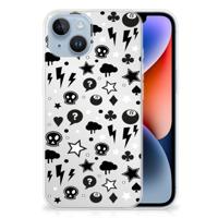 Silicone Back Case Apple iPhone 14 Silver Punk Silicone Back Case Apple iPhone 14 Silver Punk