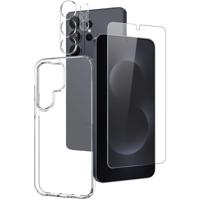 NORTHJO 3-in-1 Set voor Samsung Galaxy S26 Ultra - TPU Backcover hoesje + Screenprotector + Lens