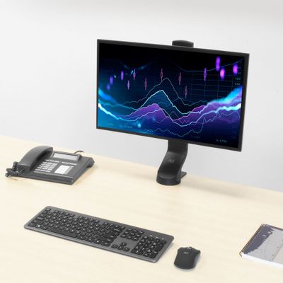 ACT Connectivity Monitorarm office, 1 scherm, eenvoudig in hoogte verstelbaar