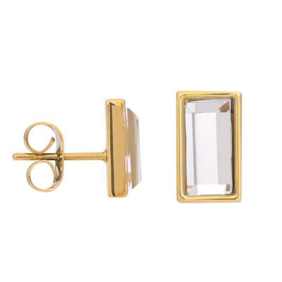 iXXXi Oorbellen Expression Rectangle Goud